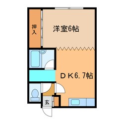 あんだﾏﾝｼｮﾝの物件間取画像